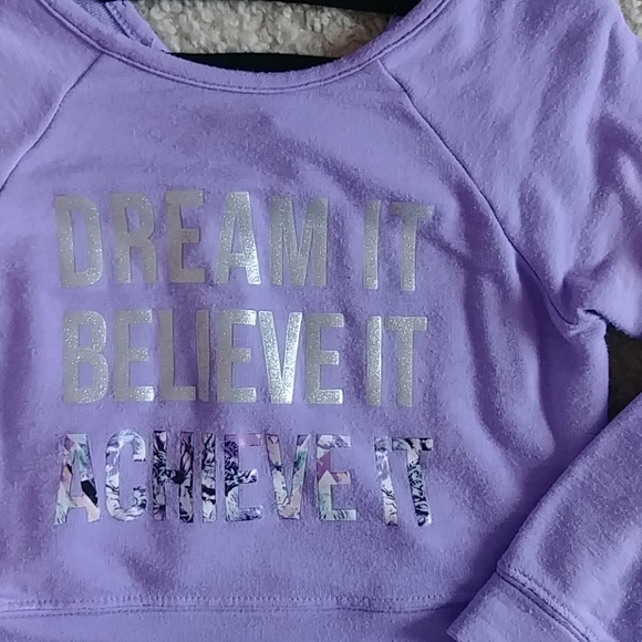 Girls 4T Cropped Long Sleeve - Picture 3 of 4